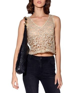 Walter Baker Macie Crop Top - Blue