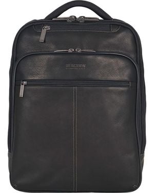 Kenneth Cole Colombian Leather Backpack - Black