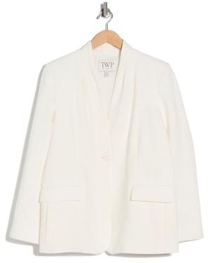 Twp New Dinner Linen Jacket - White