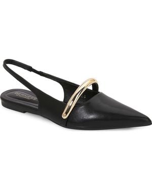 BERNESS Reina Slingback Flat - Black