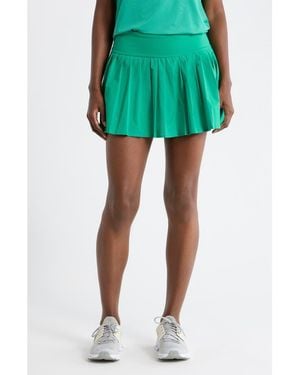 90 Degrees Lightstreme Crosscourt Pleated Active Skort - Green