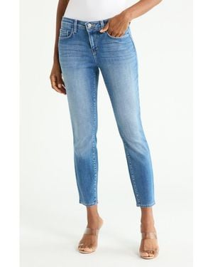 L'Agence Frankie Low Rise Skinny Jeans - Blue