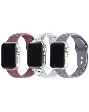 The Posh Tech 3-Pack Silicone Watch Bands - Blue