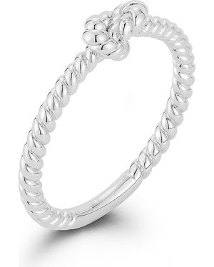 Sphera Milano Love Knot Ring - White