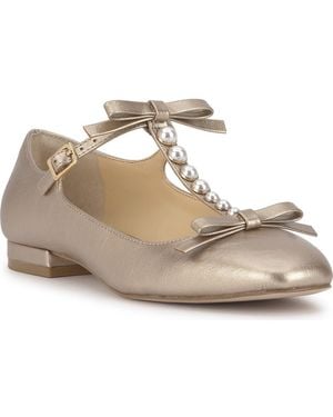 Jessica Simpson Jolliya T-Strap Flat - Metallic