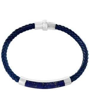 Effy Sterling Lapis Leather Bracelet - Blue