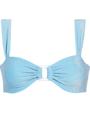 Dippin' Daisy's Lovebird Ring Bikini Top - Blue