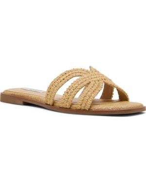 Steven New York Harpo Slide Sandal - Brown