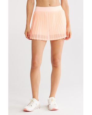 Free People Fp Movement Rally Pleated Miniskort - Pink