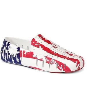 Floafers Country Club Driver Loafer - Red