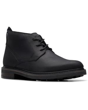 Clarks Newford Chukka Boot - Black