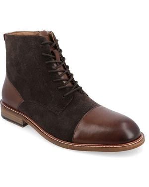 Thomas & Vine Jagger Cap Toe Ankle Boot - Brown