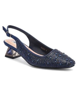 Lady Couture Ronda Slingback Pump - Blue