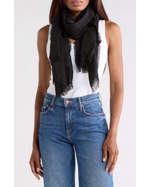 Longchamp Textured Scarf - Blue
