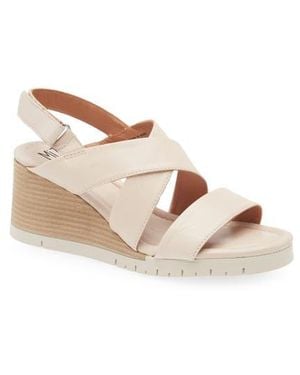 Miz Mooz Morgana Wedge Sandal - Natural