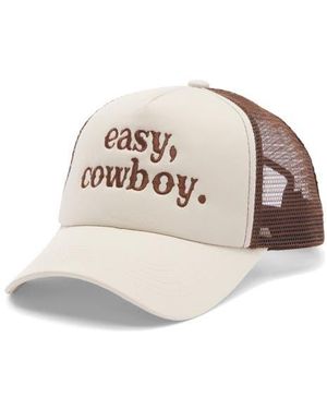 Worn/West Easy Cowboy Trucker Hat - Natural