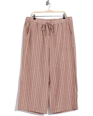 Max Studio Dropped Drawstring Pants - Pink