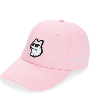 KARL LAGERFELD Choupette Baseball Cap - Pink