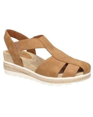 Easy Street Freeport Espadrille Wedge Sandal - Natural