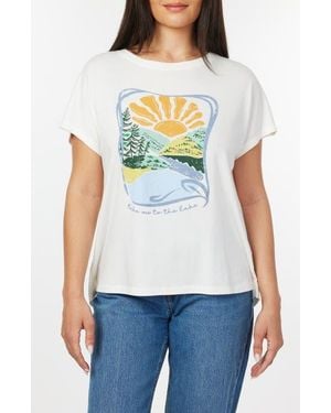 C&C California Camille Everyday Graphic T-Shirt - White
