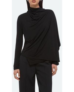 Helmut Lang Scarf Top - Black