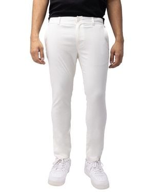 Xray Jeans Hidden Zip Pocket Twill Pants - White