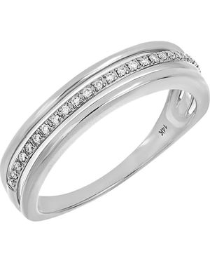 CARRIERE JEWELRY Triple-Row Diamond Ring - Multicolor