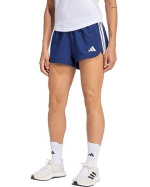 adidas Pacer High Waist Climacool Shorts - Blue