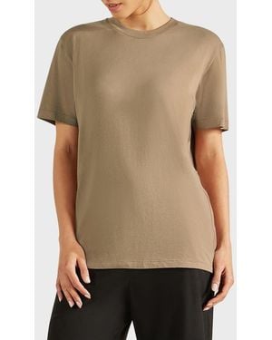 Matty M All Day Crewneck T-Shirt - Natural