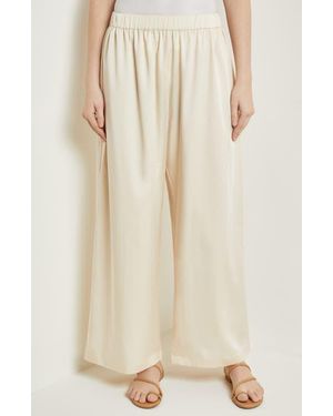 Misook Wide Leg Pants - Natural