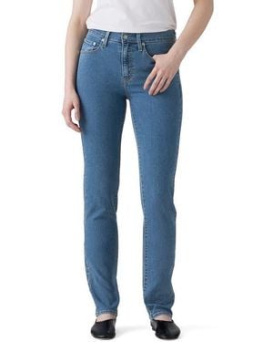 Levi's 724 High Waist Straight Leg Jeans - Blue