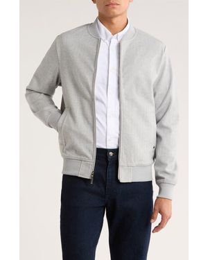 Robert Barakett Patricio Lightweight Bomber Jacket - Gray