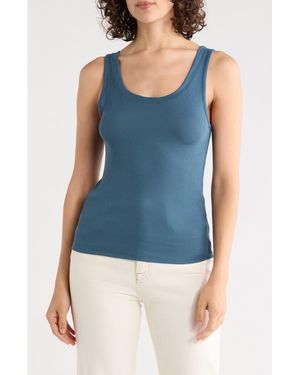 Splendid Chiara Crop Tank - Blue