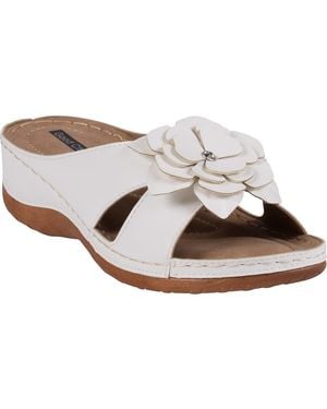 Gc Shoes Joy Flower Sandal - White