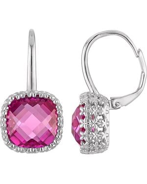 FZN Lab Grown Sapphire Earrings - Metallic