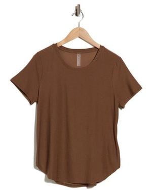 Beyond Yoga On The Down Low T-Shirt - Brown