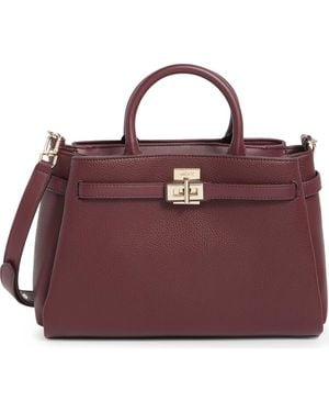 DKNY Onya Satchel Bag - Red