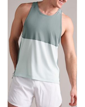 Rhone Extra Mile Performance Tank - Blue