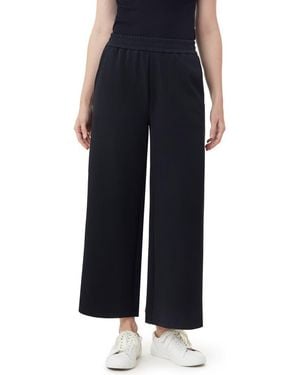 Scotch & Soda Crop Wide Leg Pants - Black