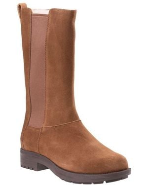 Revitalign Linden Side Stretch Panel Boot - Brown