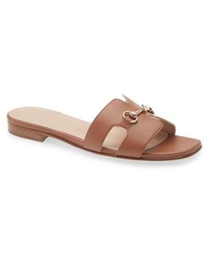 Bruno Magli Bit Slide Sandal - Brown
