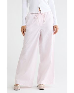 Abound Poplin Pajama Pants - Pink