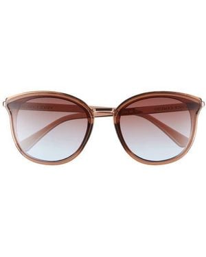 Vince Camuto 137Mm Round Sunglasses - Brown