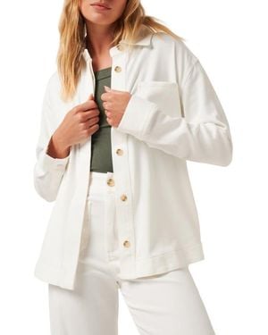 Travis Mathew Everyday Twill Shacket - White