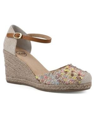 White Mountain Mamba Espadrille Wedge Sandal - Multicolor