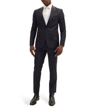 Ron Tomson Super 120S Merino Wool Tuxedo - Black