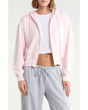 Abound Full Zip Fleece Hoodie - Pink