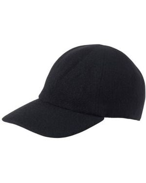 Amicale Wool & Cashmere Faux Shearling Lined Knit Baseball Cap - Blue