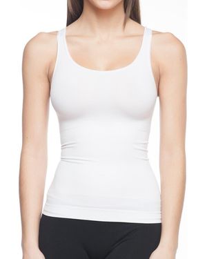 Body Beautiful Seamless Shaping Tank - White