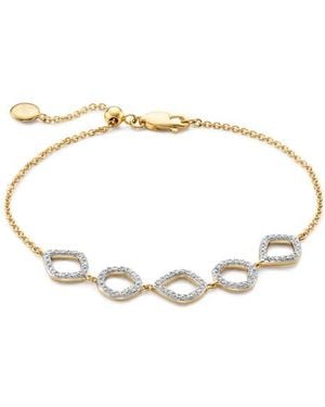 Monica Vinader Siren 18K Rose Vermeil Quartz Mini Nugget Pendant Necklace - Multicolor